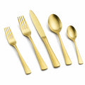 Besteckset 5-teilig Gold Edelstahl für 1 Person