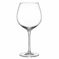 Weinglas 550 ml transparentes Glas 23 cm bauchige Form mit Stiel